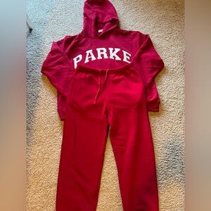 Parke Unisex Sweats, Maroon, size L/XL